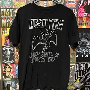 Black Led Zeppelin Tee